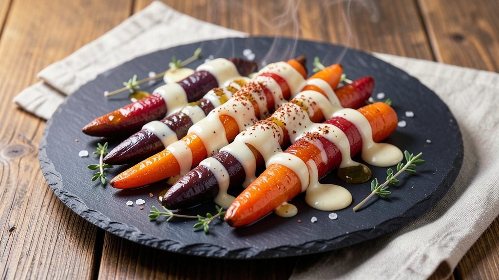 White Chocolate Grilled Honey Roasted Carrots Recipe: Caramelized Sweetness With Smoky Depth
