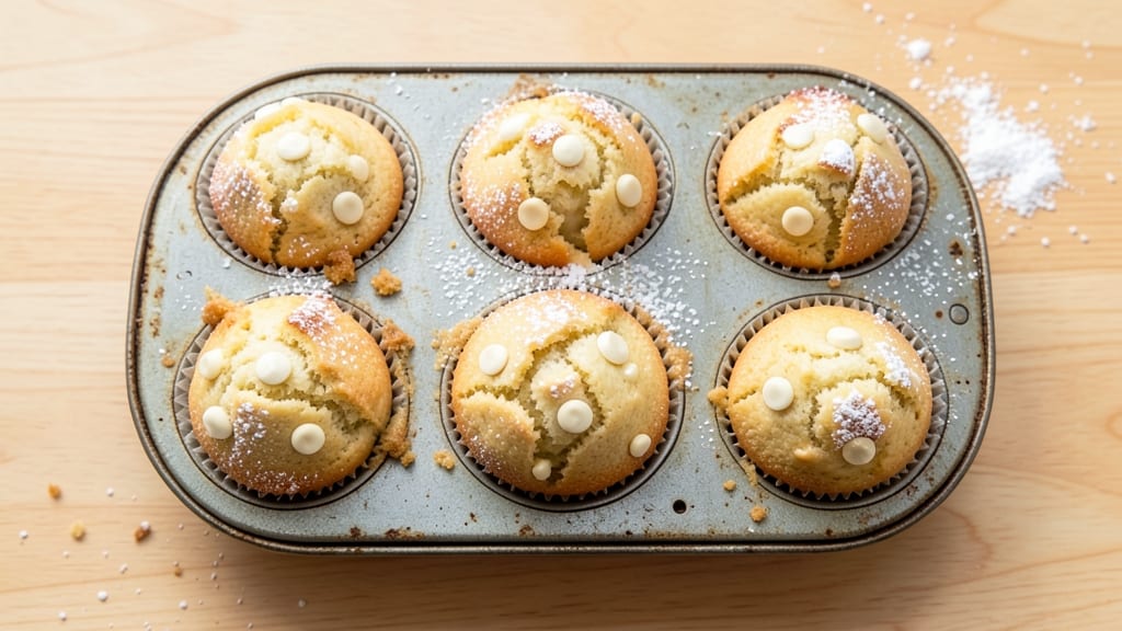 White Chocolate Muffins Recipe: Fluffy Crumb With Melty Cocoa Pockets